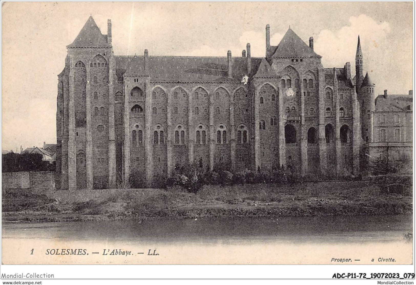 ADCP11-72-1042 - SOLESMES - L'abbaye  - Solesmes