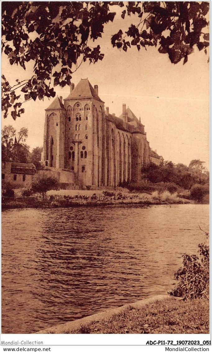 ADCP11-72-1028 - L'abbaye De SOLESMES Et Les Bords De La Sarthe  - Solesmes