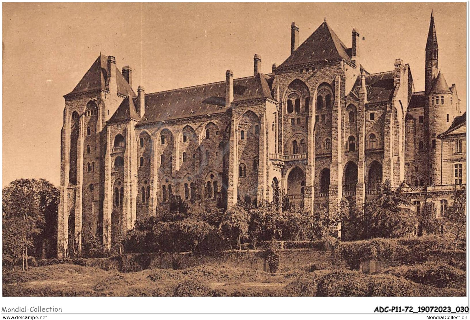 ADCP11-72-1017 - L'abbaye St-Pierre De SOLESMES Vue De La Marbrerie Saint-clément  - Solesmes