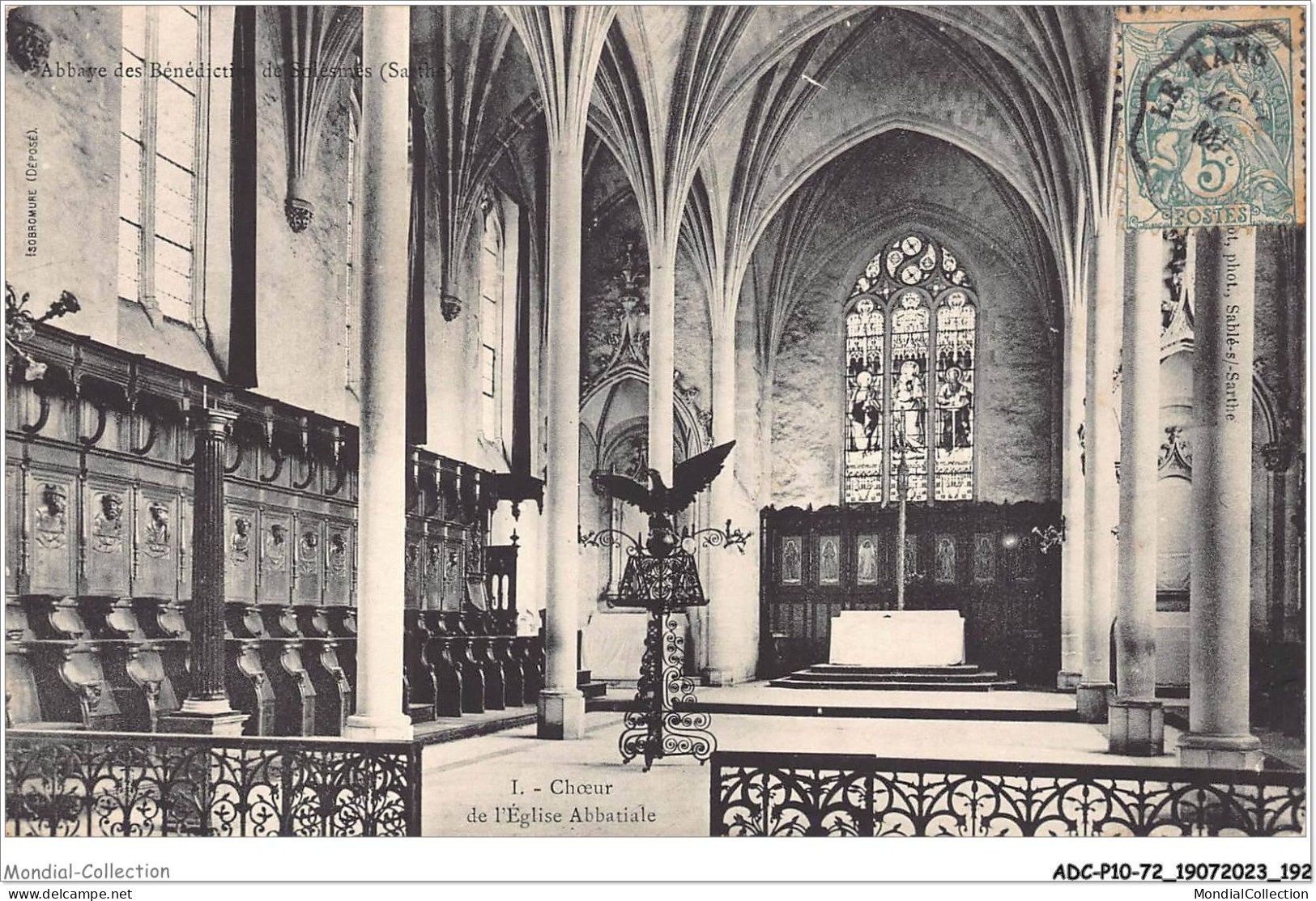 ADCP10-72-1000 - Choeur De L'église Abbatiale  - Solesmes