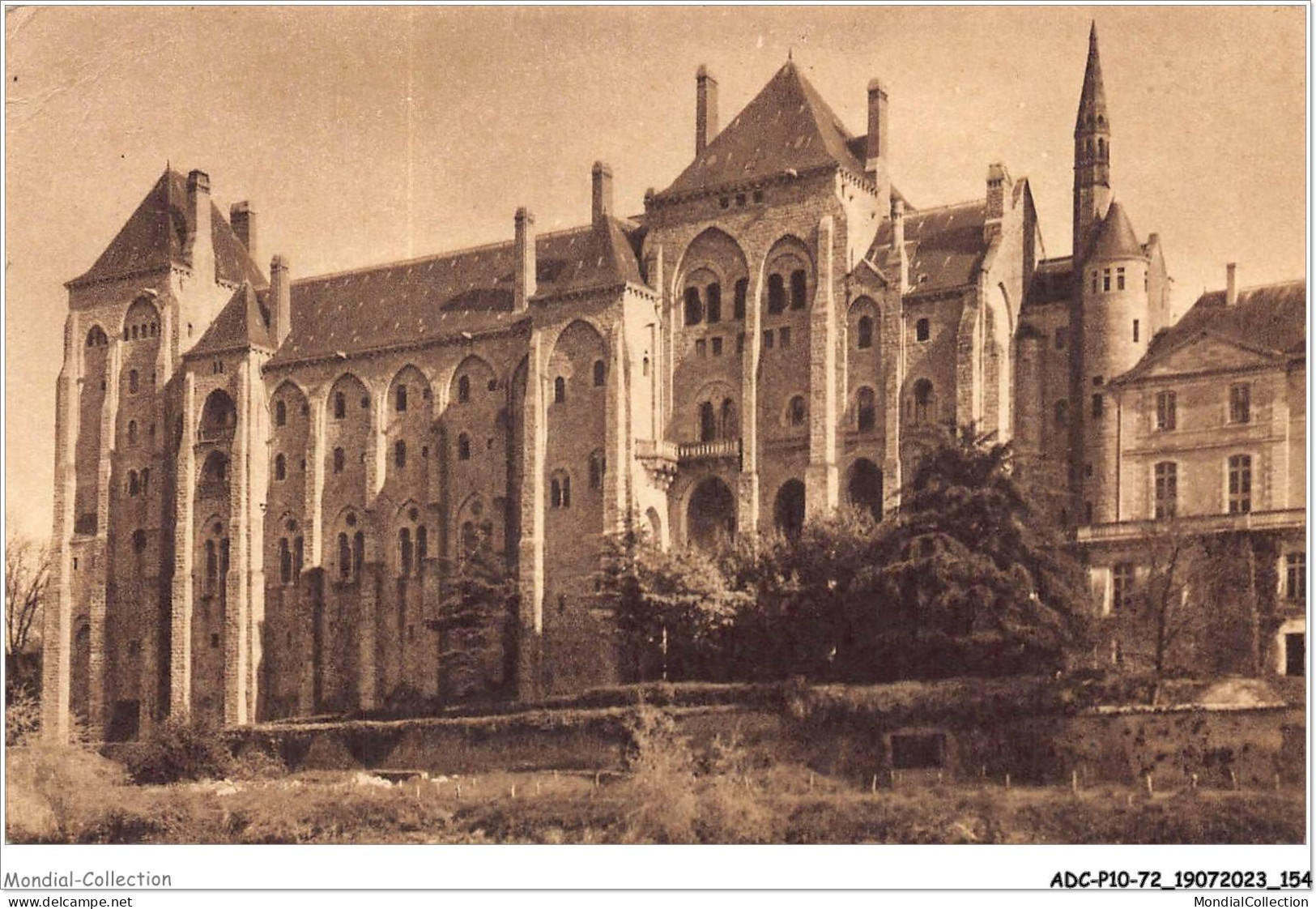 ADCP10-72-0981 - L'abbaye De SOLESMES - Les Bâtiments De 1896 - Vus De L'ile Saint-clément  - Solesmes