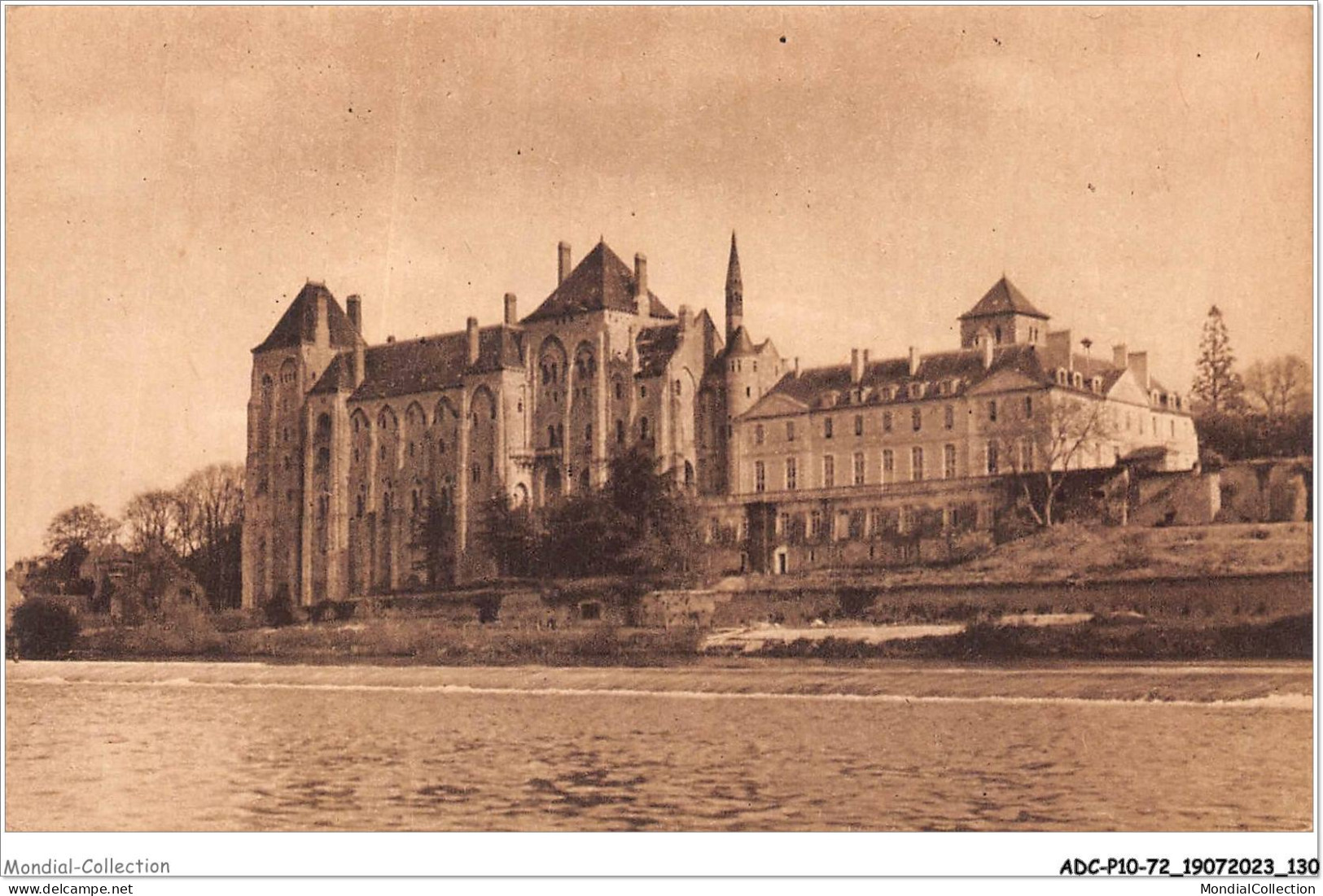 ADCP10-72-0969 - L'abbaye De SOLESMES - Sur Le Barrage De La Sarthe  - Solesmes