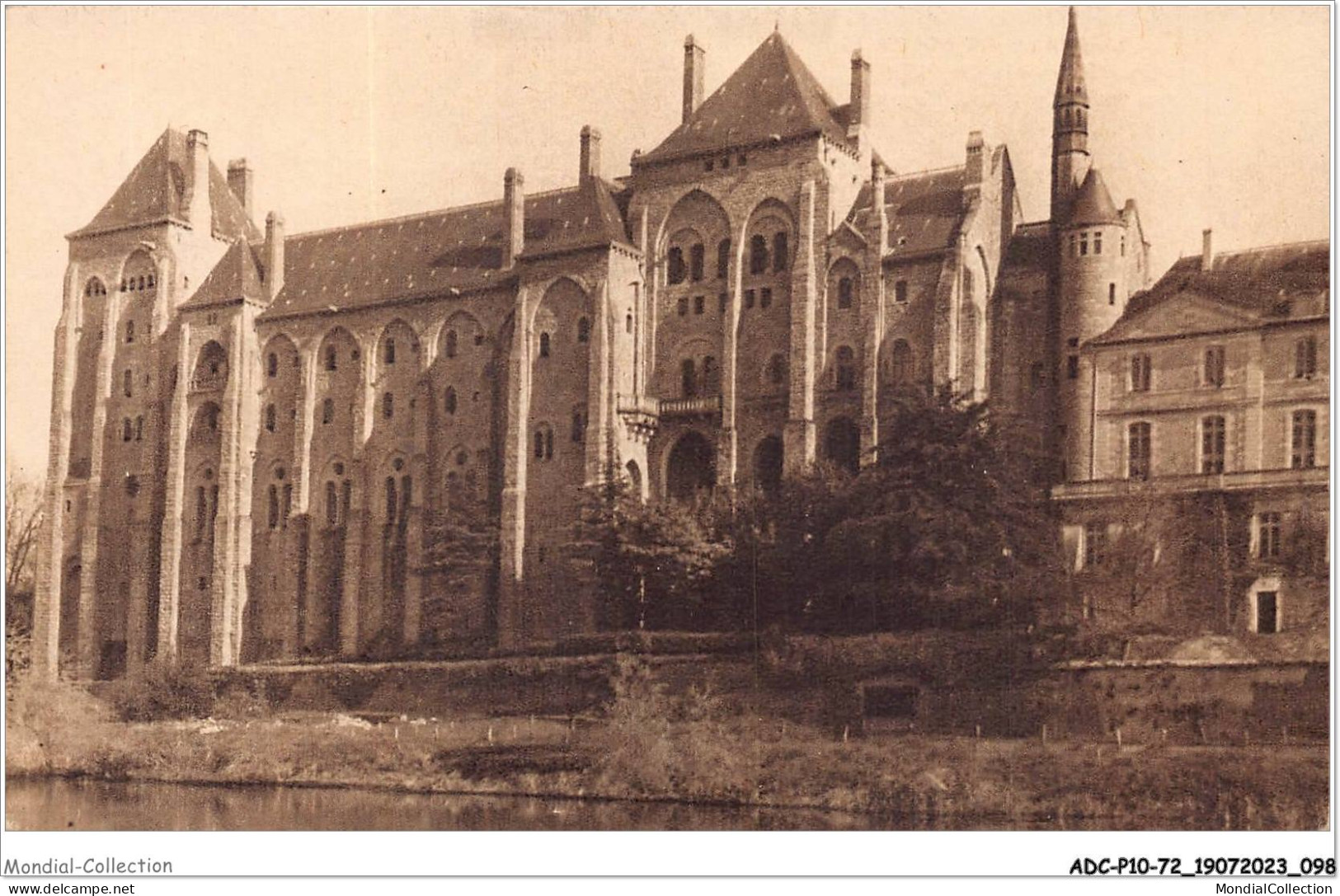 ADCP10-72-0953 - L'abbaye De SOLESMES - Les Bâtiments De 1896 - Vus De L'ile Saint-clément  - Solesmes