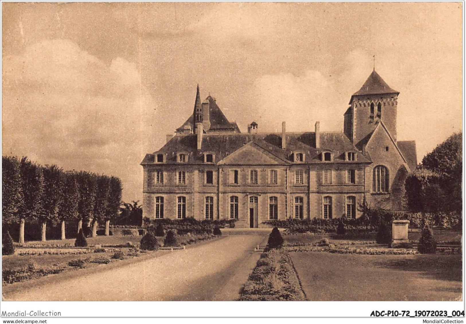 ADCP10-72-0906 - Abbaye De SOLESMES - Le Prieuré - Façade Sur Le Jardin  - Solesmes