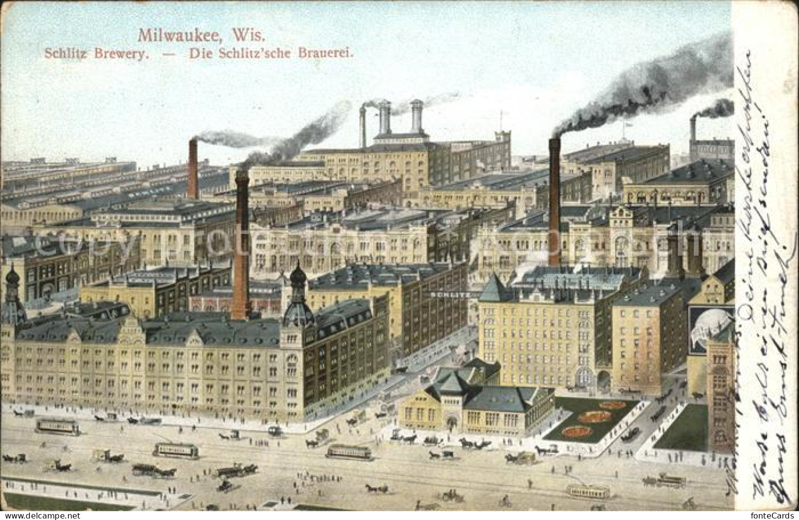 41706391 Milwaukee_Wisconsin Schlitz Brewery Die Schlitz'sche Brauerei - Andere & Zonder Classificatie