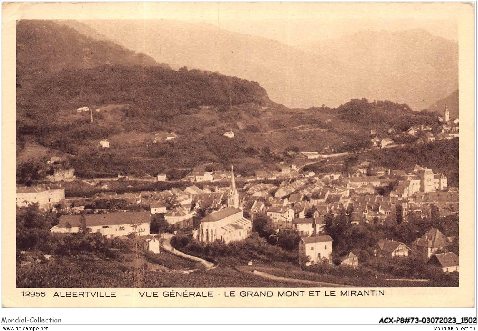 ACXP8-73-0756 - ALBERTVILLE - Vue Générale - Le Grand Mont Et Le Mirantin - Albertville