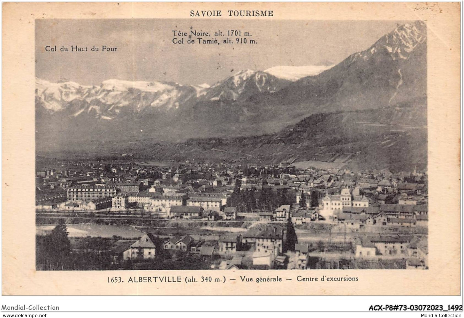 ACXP8-73-0751 - ALBERTVILLE - Tête Noire - Col De Tamié - Albertville