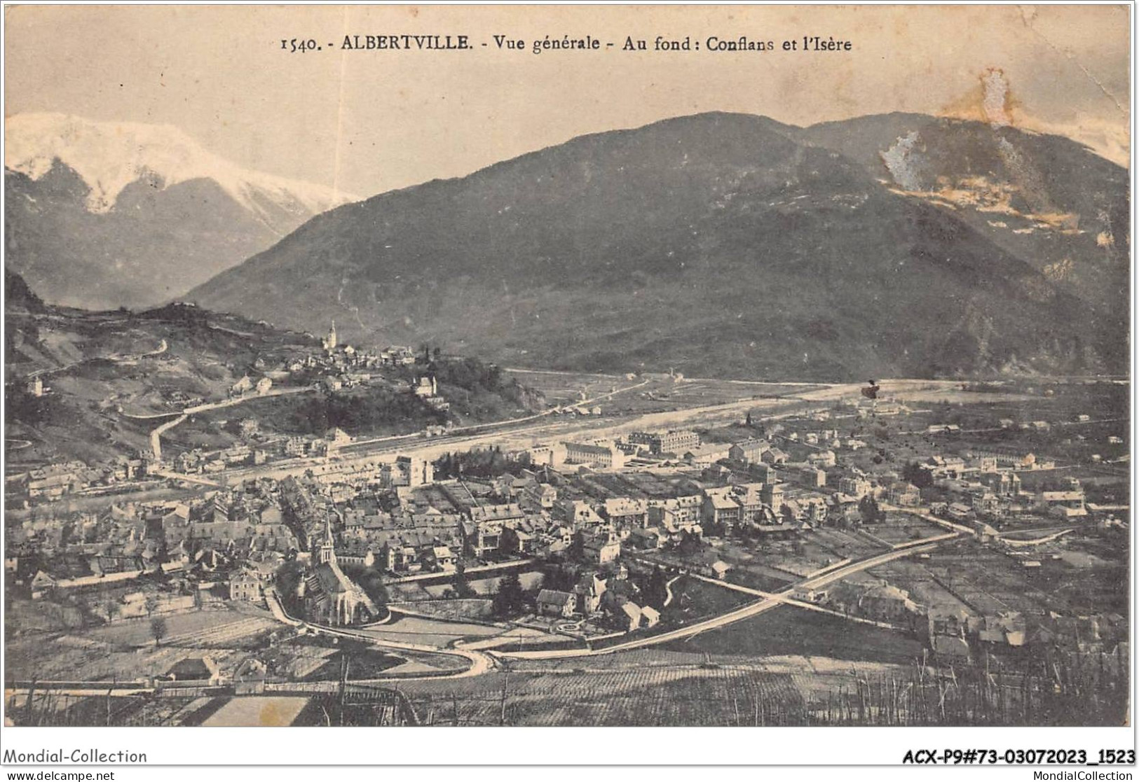 ACXP9-73-0767 - ALBERTVILLE - Vue Générale - Au Fond Conflans Et L'isère - Albertville