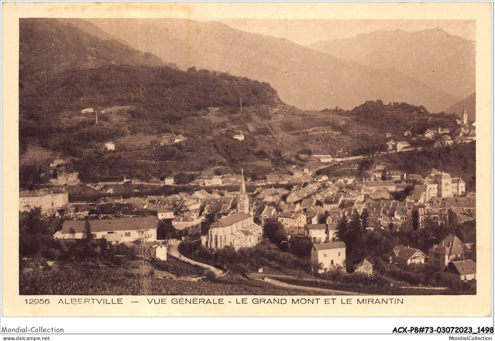 ACXP8-73-0754 - ALBERTVILLE - Vue Générale - Le Grand Mont Et Le Mont Mirantin - Albertville
