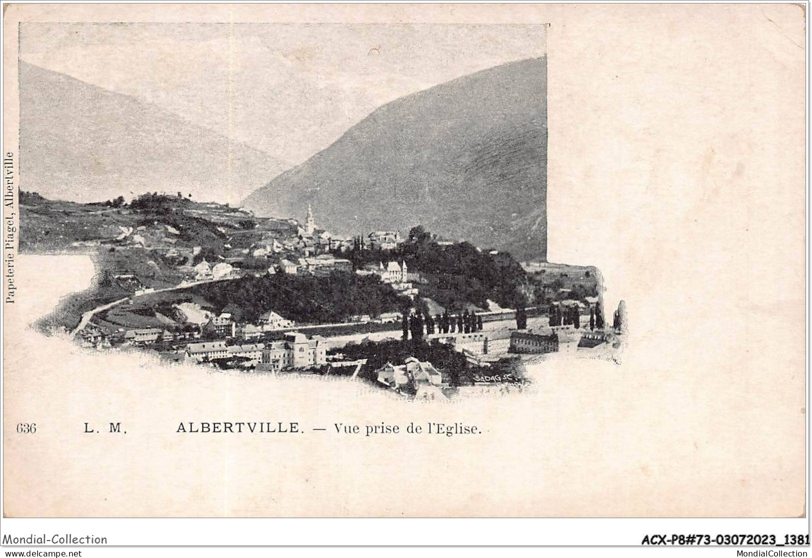 ACXP8-73-0695 - ALBERTVILLE - Vue Prise De L'église - Albertville