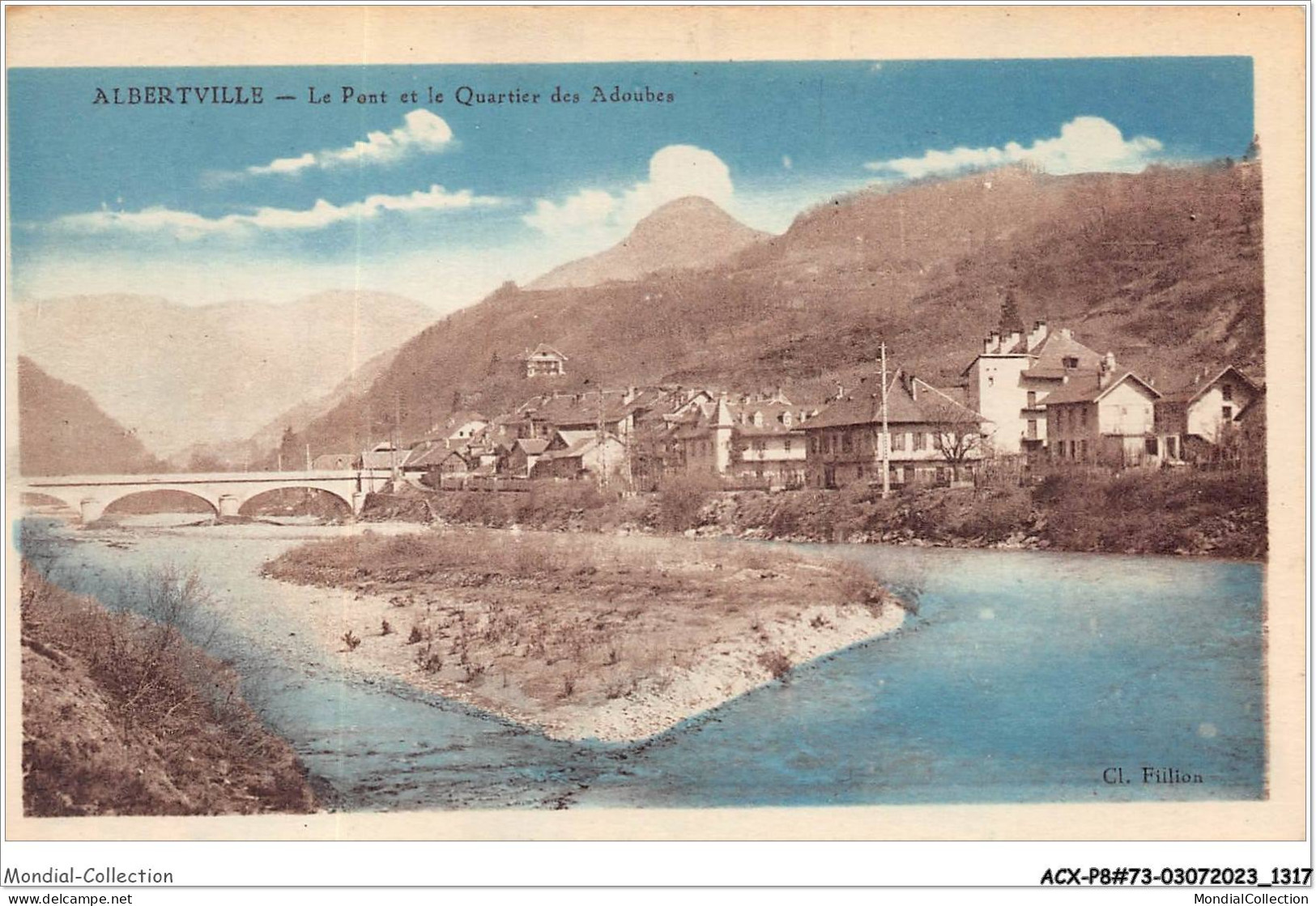 ACXP8-73-0663 - ALBERTVILLE - Le Pont Et Le Quartier Des Aboubes - Albertville