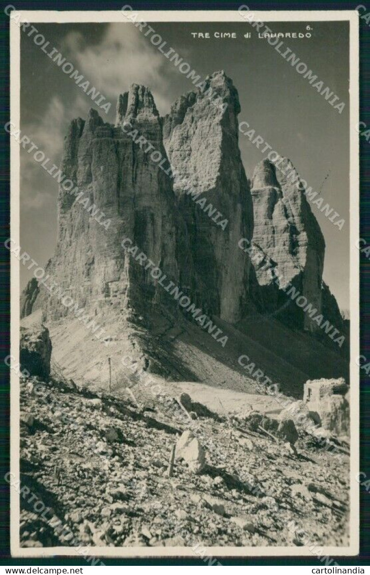 Belluno Auronzo Di Cadore Tre Cime Lavaredo Foto Cartolina MX3539 - Belluno