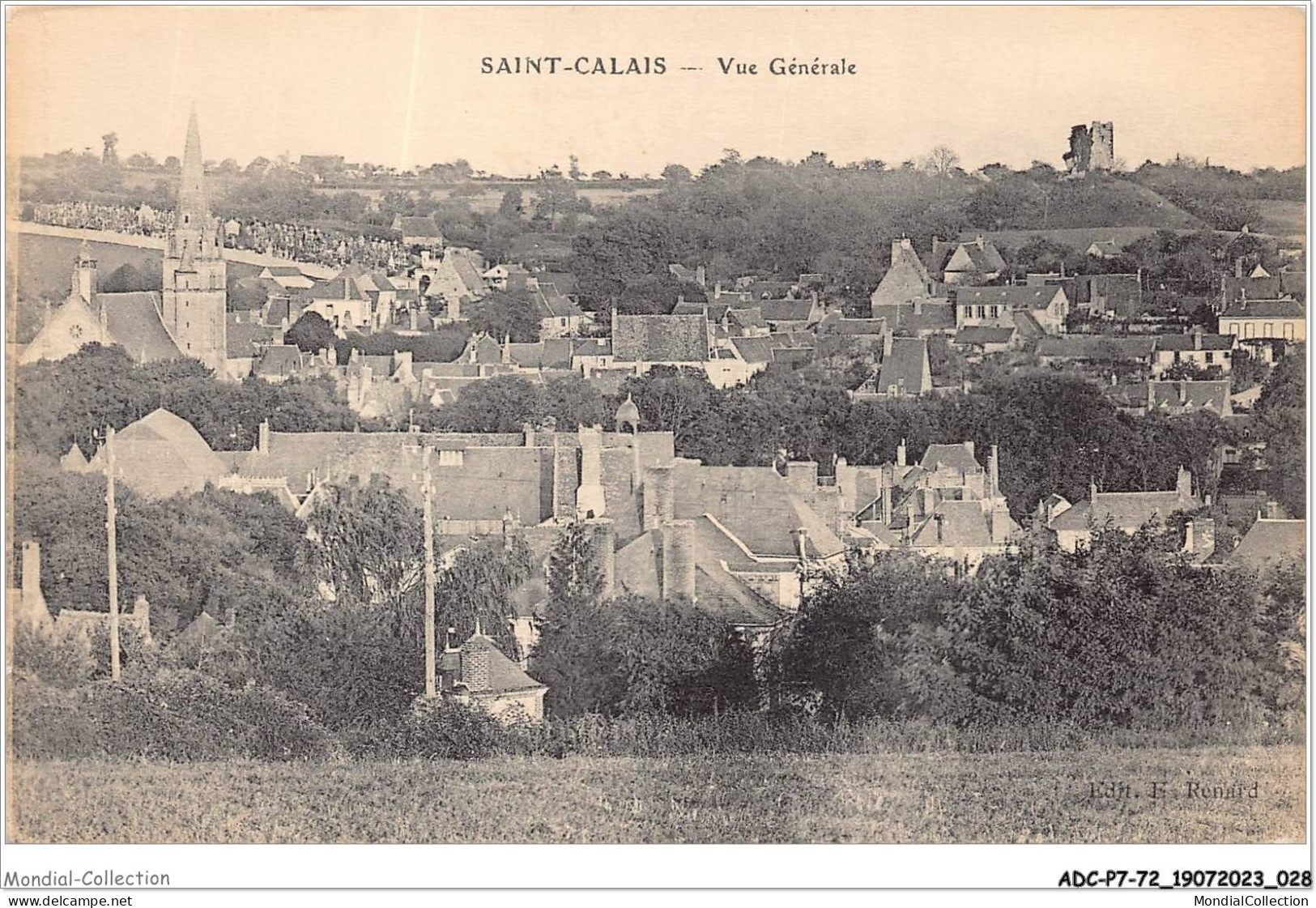 ADCP7-72-0607 - SAINT-CALAIS - Vue Générale  - Saint Calais