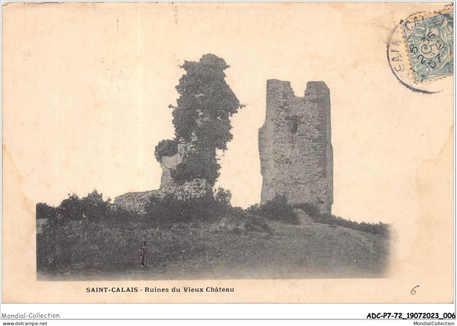 ADCP7-72-0596 - SAINT-CALAIS - Ruines Du Vieux Château  - Saint Calais