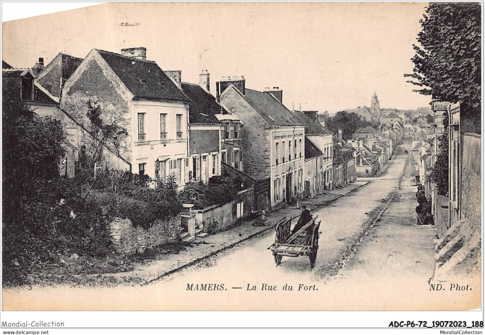 ADCP6-72-0589 - MAMERS - La Rue Du Fort  - Mamers