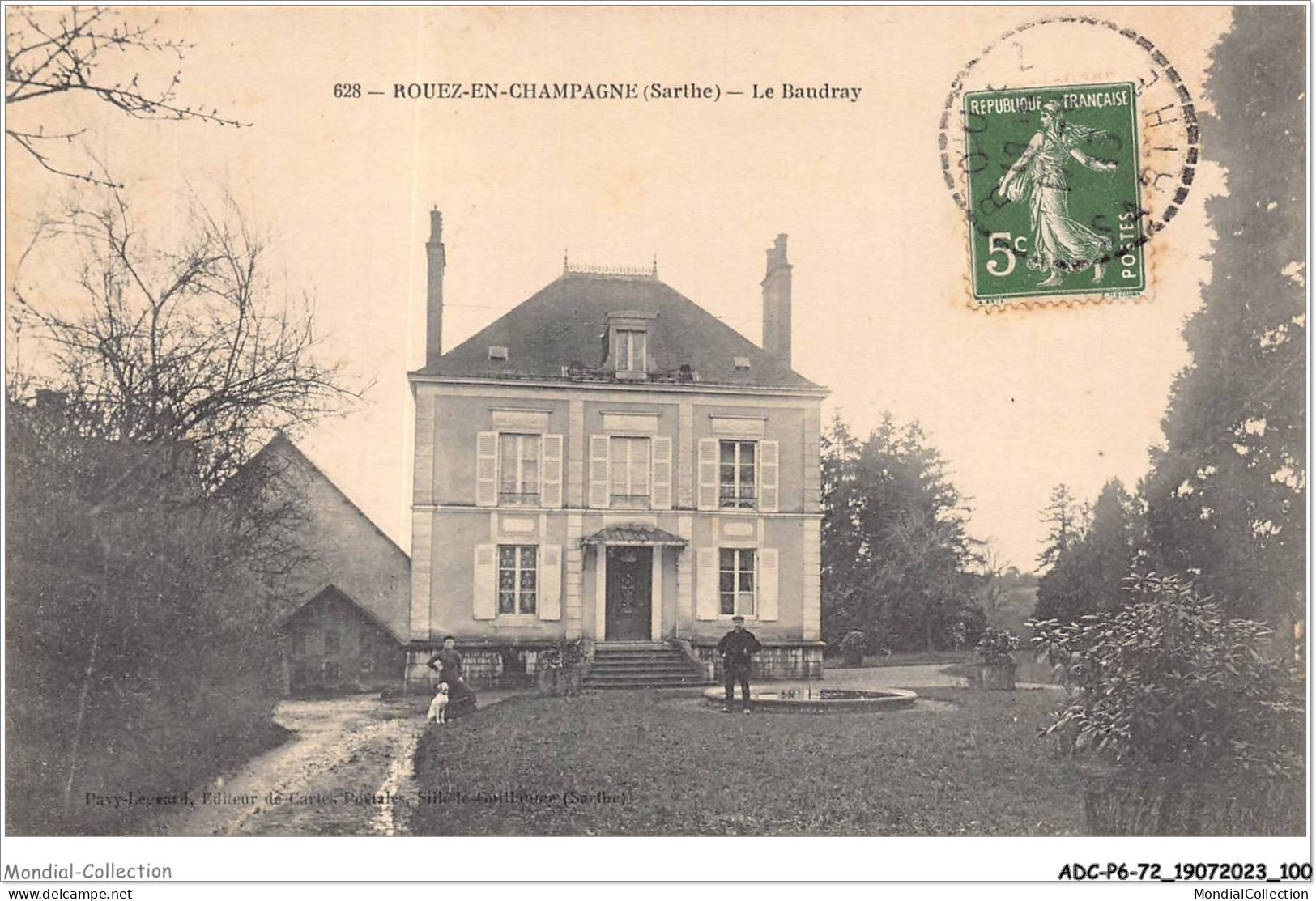ADCP6-72-0545 - ROUEZ-EN-CHAMPAGNE - Le Baudray - Mamers