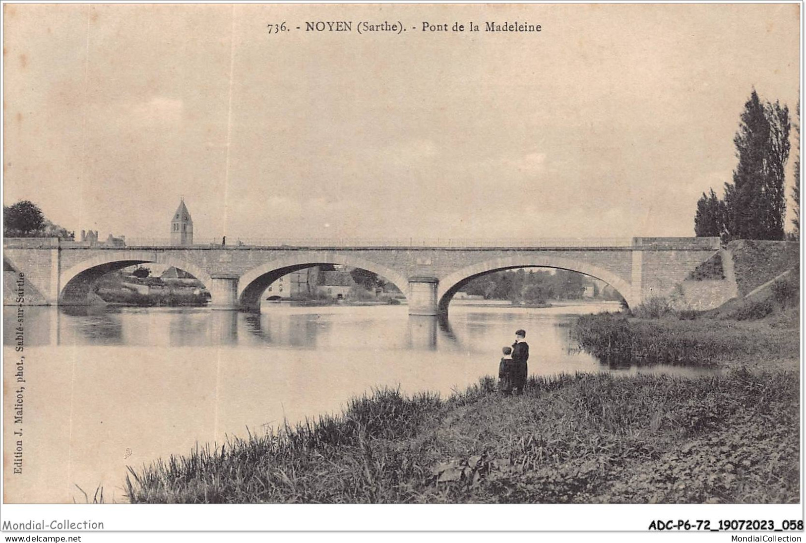 ADCP6-72-0524 - NOYEN - Pont De La Madeleine  - La Fleche