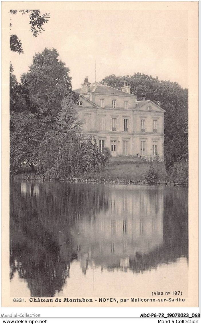 ADCP6-72-0529 - Château De Montabon - NOYEN Par Malicorne-sur-sarthe - La Fleche