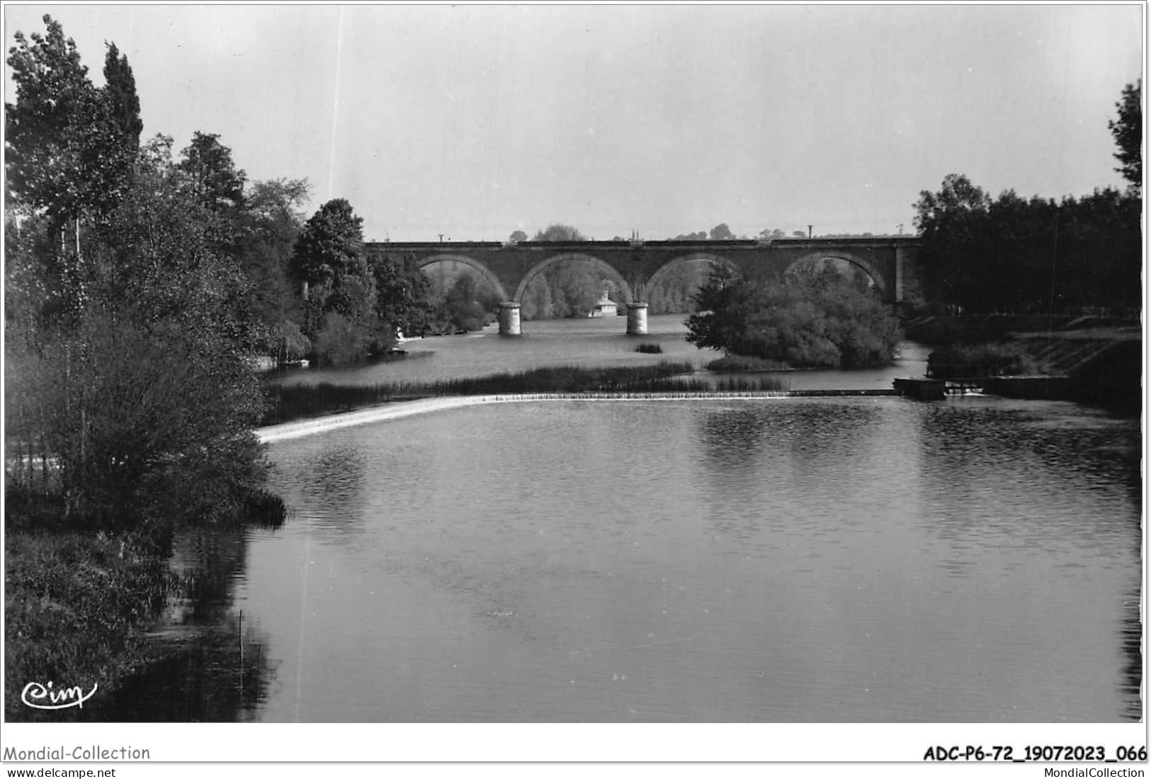 ADCP6-72-0528 - NOYEN-SUR-SARTHE - Le Pont Du Chemin De Fer Sur La Sarthe  - La Fleche