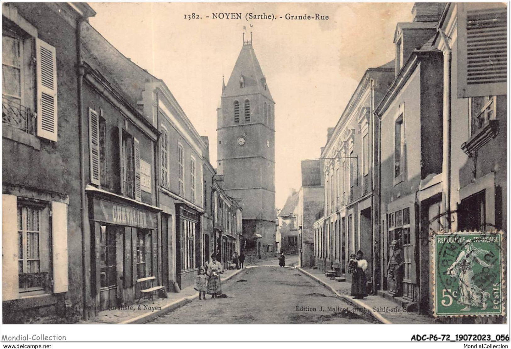 ADCP6-72-0523 - NOYEN - Grande-rue - La Fleche