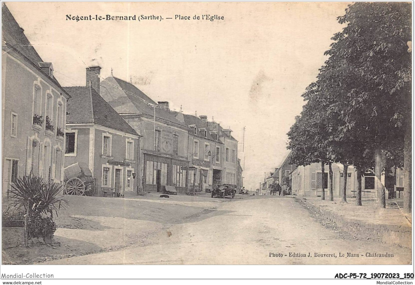 ADCP5-72-0482 - NOGENT-LE-BERNARD - Place De L'église - Mamers