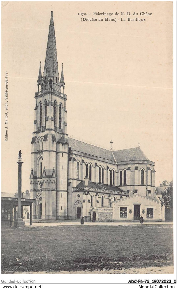 ADCP6-72-0495 - Péleeinage De N.-D. Du Chêne - Diocèse Du Mans - La Basilique  - Sable Sur Sarthe