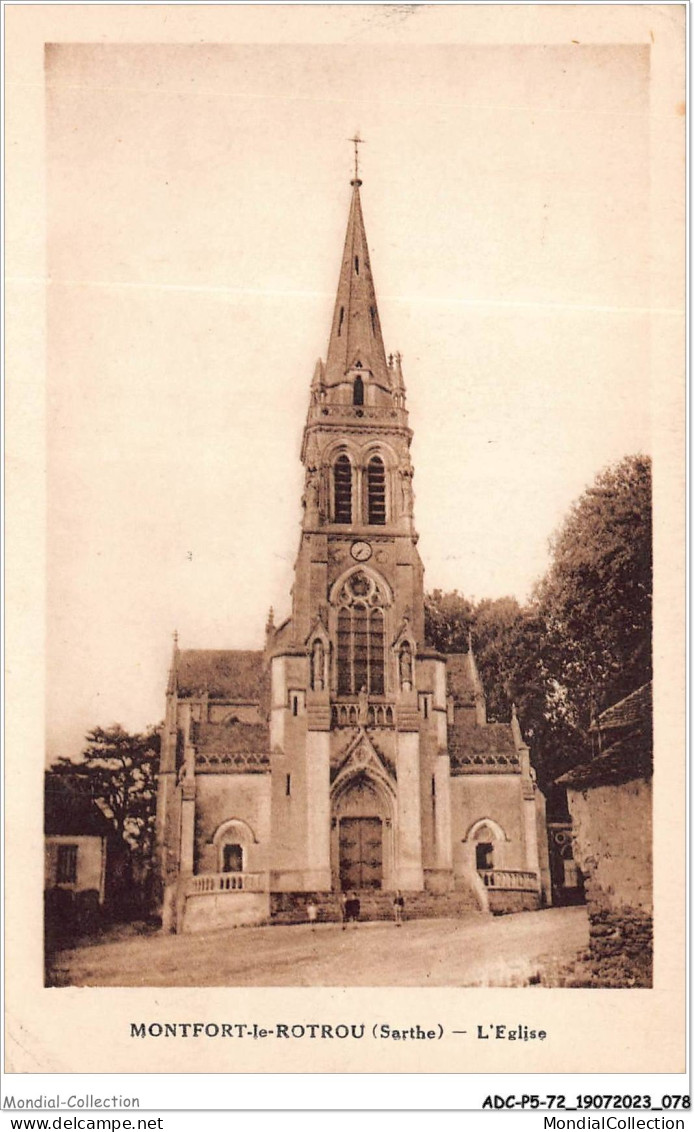 ADCP5-72-0446 - MONTFORT-LE-ROTROU - L'église  - Montfort Le Gesnois