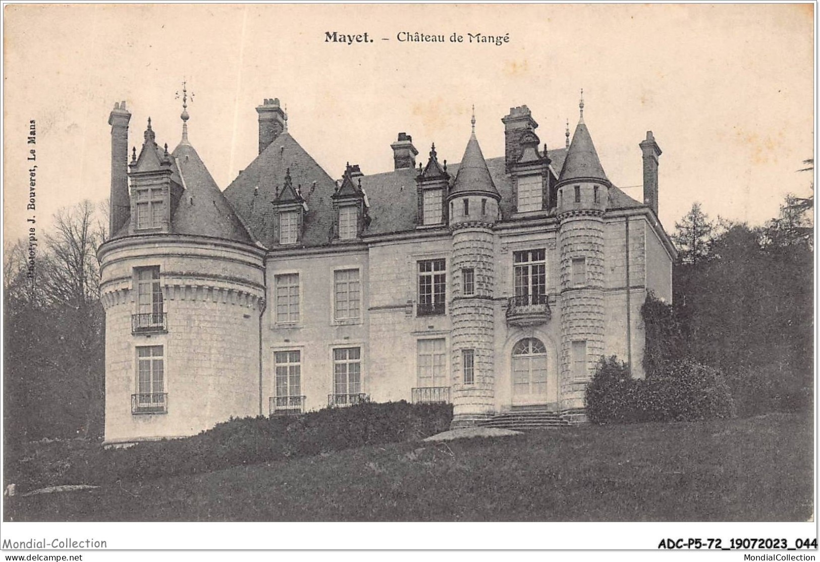 ADCP5-72-0429 - MAYET - Château De Mangé - Mayet