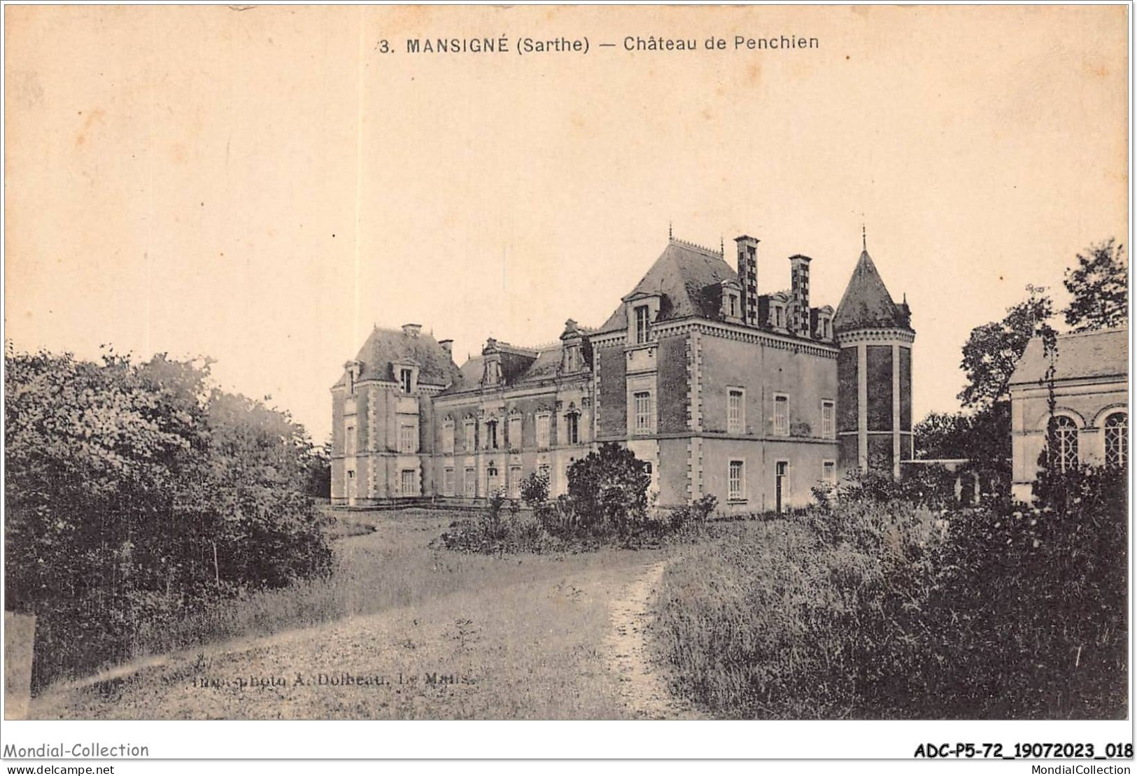 ADCP5-72-0416 - MANSIGNE - Château De Penchien - La Fleche