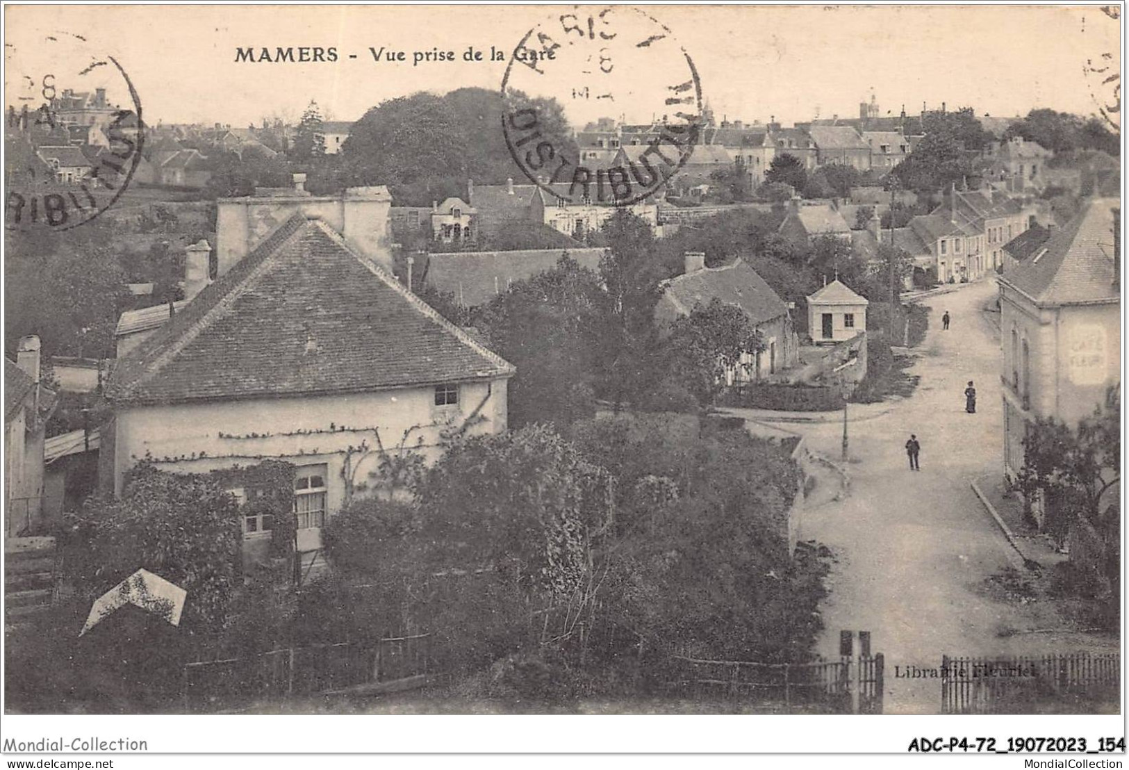 ADCP4-72-0387 - MAMERS - Vue Prise De La Gare - Mamers