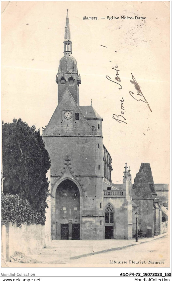 ADCP4-72-0386 - MAMERS - église Notre-dame  - Mamers