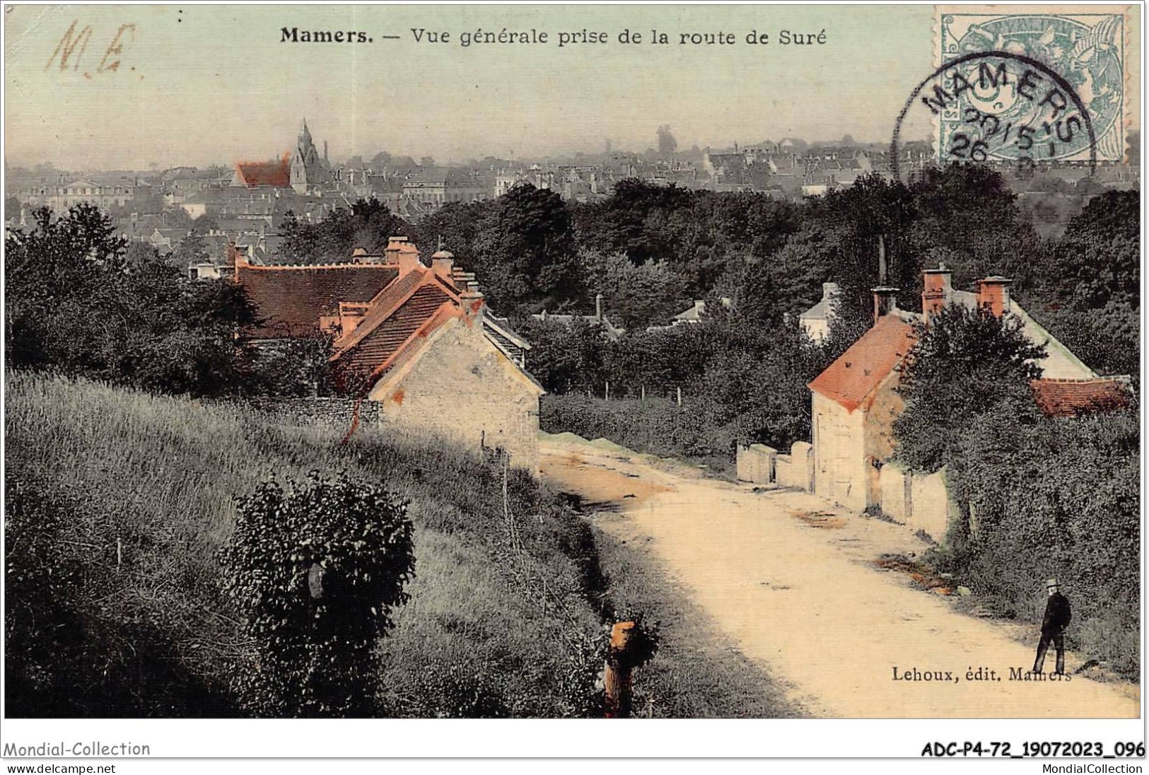 ADCP4-72-0358 - MAMERS - Vue Générale Prise De La Route De Suré - Mamers