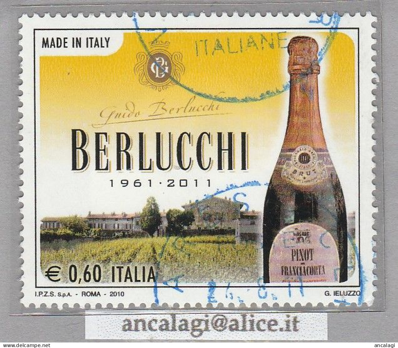 USATI ITALIA 2010 - Ref.1180A "MADE IN ITALY": BERLUCCHI 1 Val. - - 2001-10: Usati