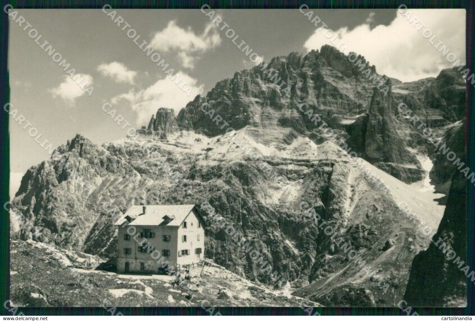 Bolzano Sesto Rifugio Zsigmondy Comici Cima Undici Foto Cartolina MX3723 - Bolzano (Bozen)