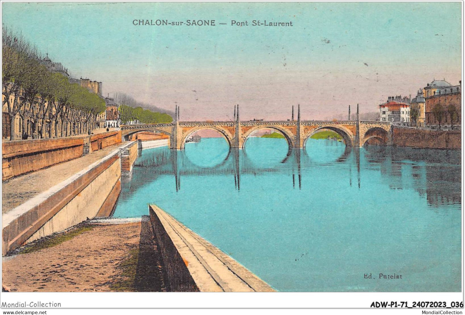 ADWP1-71-0019 - CHALON-SUR-SAONE - Pont Saint Laurent  - Chalon Sur Saone