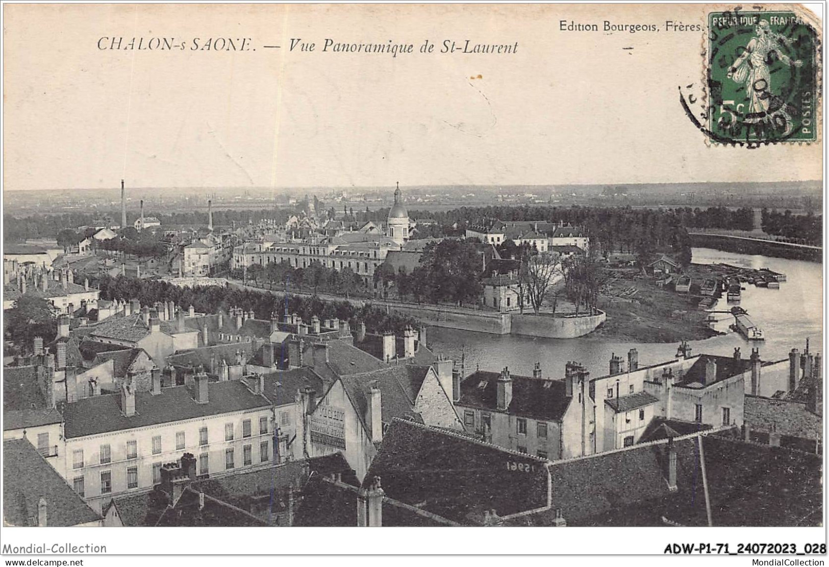 ADWP1-71-0015 - CHALON-S-SAONE - Vue Panoramique De Saint-laurent   - Chalon Sur Saone