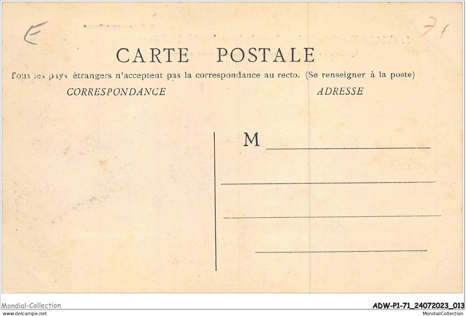 ADWP1-71-0007 - CHALON-S-SAONE - Inondations Des 24-25 Janvier 1910  - Quartier Ste-marie - Pendant La Bourasque   - Chalon Sur Saone