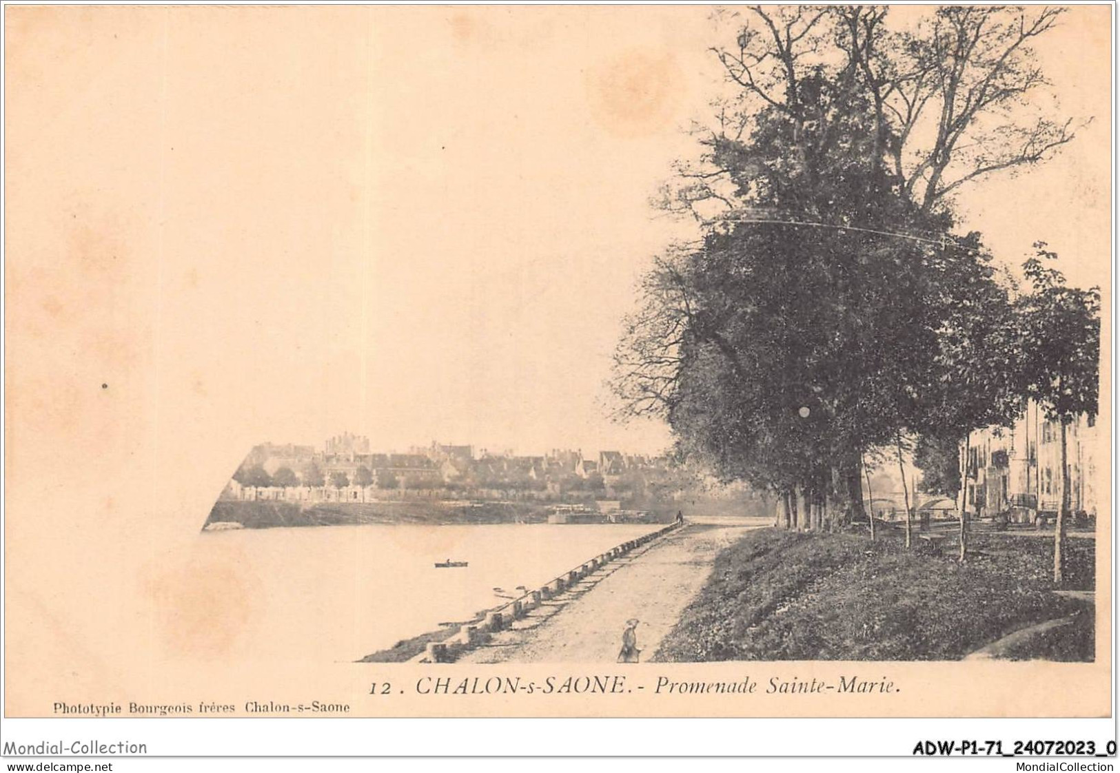 ADWP1-71-0001 - CHALON-S-SAONE - Promenade Saint-marie  - Chalon Sur Saone