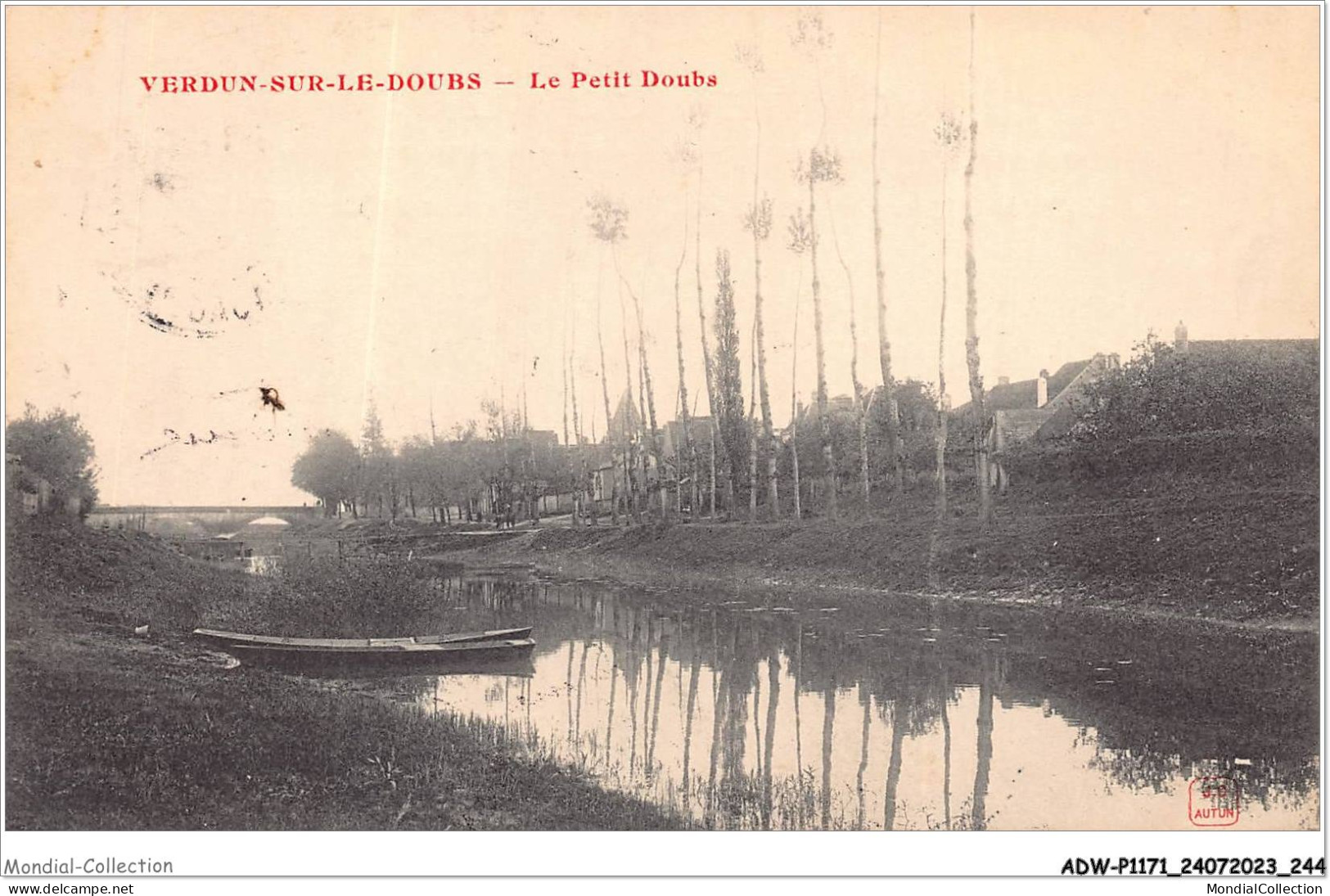 ADWP11-71-1133 - VERDUN-SUR-LE-DOUBS - Le Petit Doubs  - Chalon Sur Saone