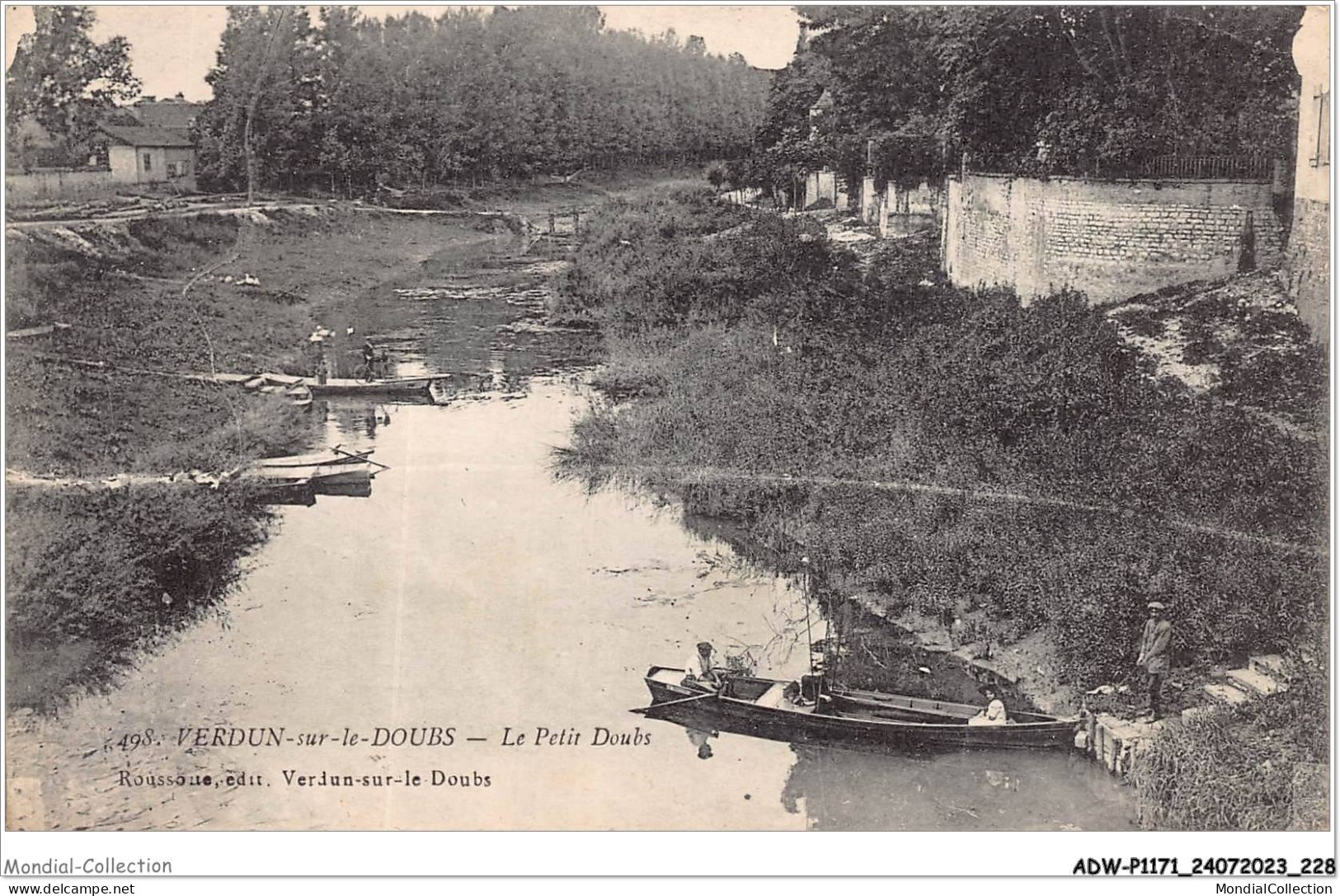 ADWP11-71-1125 - VERDUN-SUR-LE-DOUBS - Le Petit Doubs  - Chalon Sur Saone