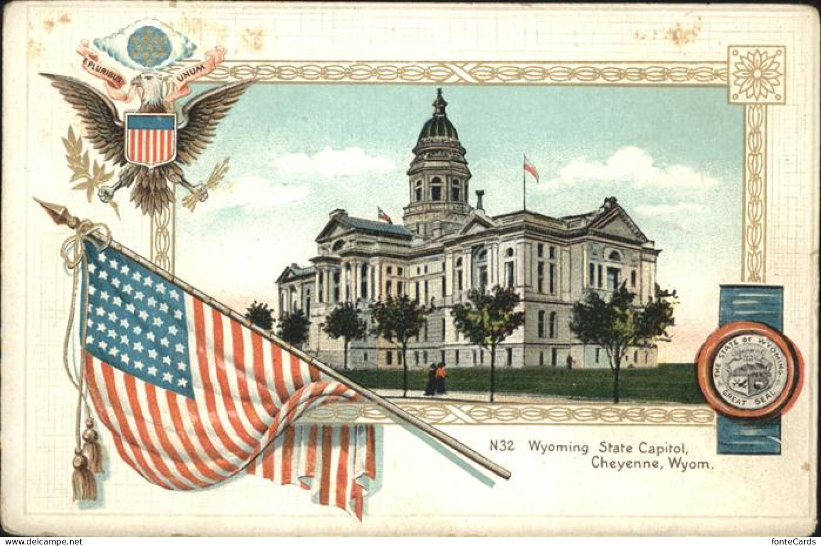 41326853 Cheyenne_Wyoming Wyoming State Capitol - Andere & Zonder Classificatie