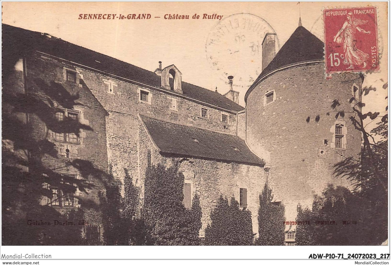 ADWP10-71-1003 - SENNECEY-LE-GRAND - Château De Ruffey  - Chalon Sur Saone