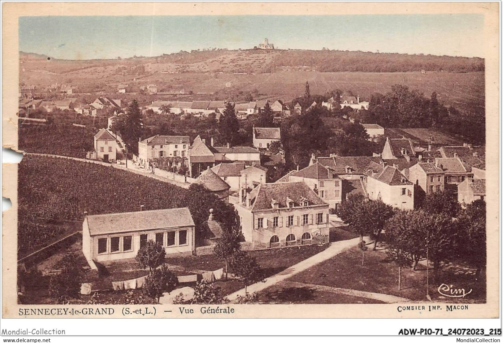 ADWP10-71-1002 - SENNECEY-LE-GRAND - Vue Générale  - Chalon Sur Saone