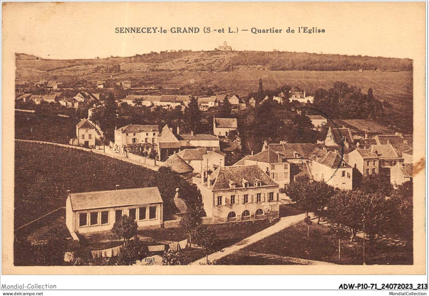 ADWP10-71-1001 - SENNECEY-LE-GRAND - Quartier De L'eglise  - Chalon Sur Saone