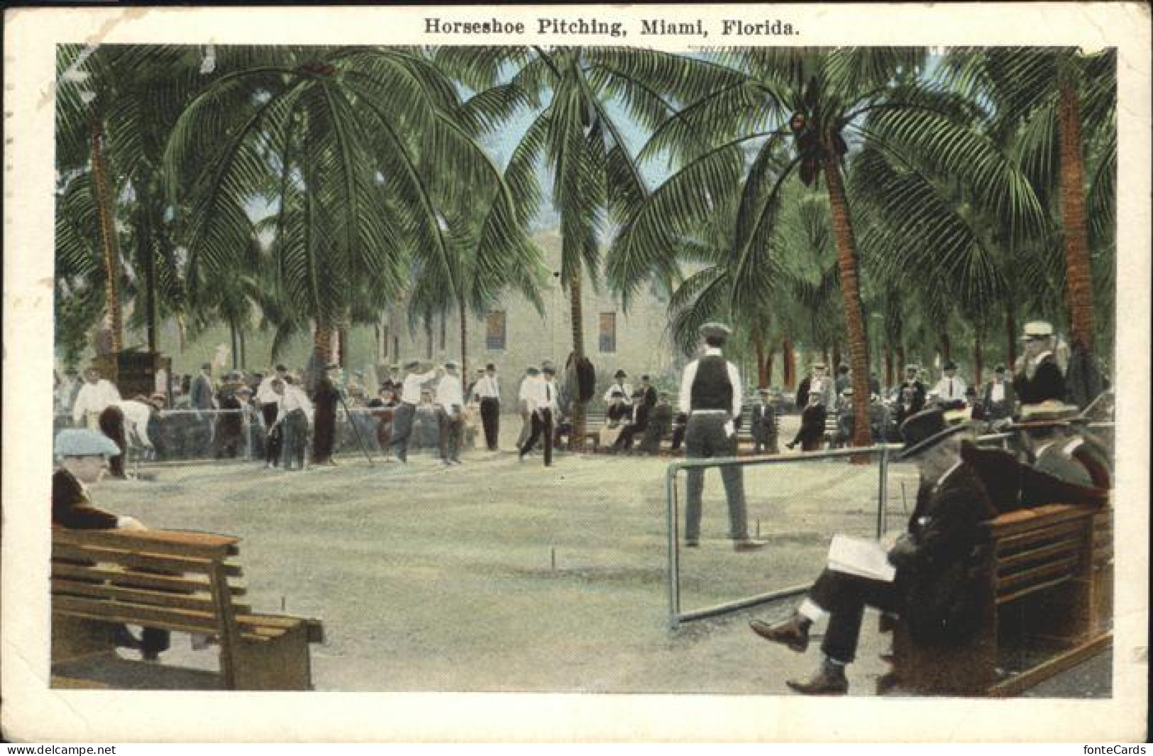 41326828 Miami_Florida Horseshoe Pitching - Altri & Non Classificati