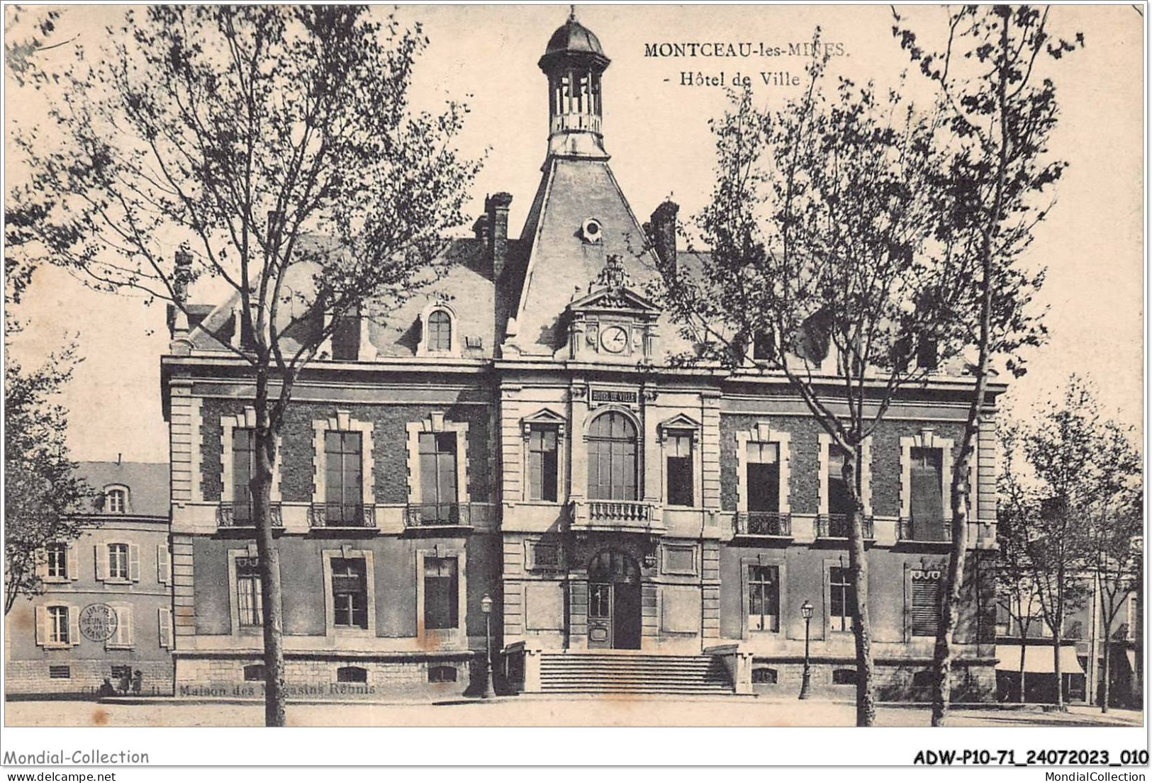 ADWP10-71-0899 - MONTCEAU-LES-MINES - Hôtel De Ville  - Montceau Les Mines