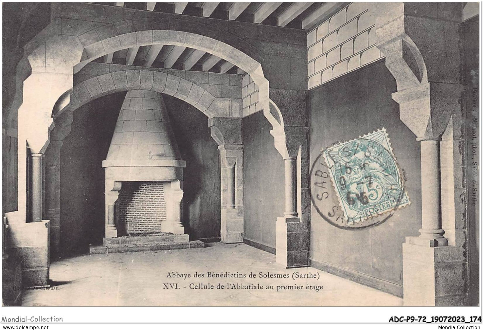ADCP9-72-0897 - Abbaye Des Bénédictins De SOLESMES - Cellule De L'abbatiale Au Premier étage  - Solesmes