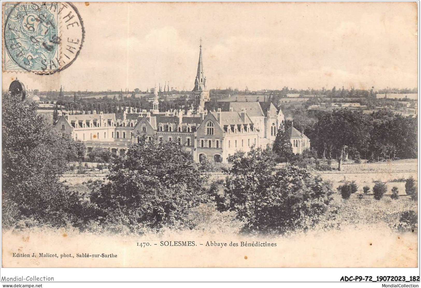 ADCP9-72-0901 - SOLESMES - Abbaye Des Bénédictines - Solesmes