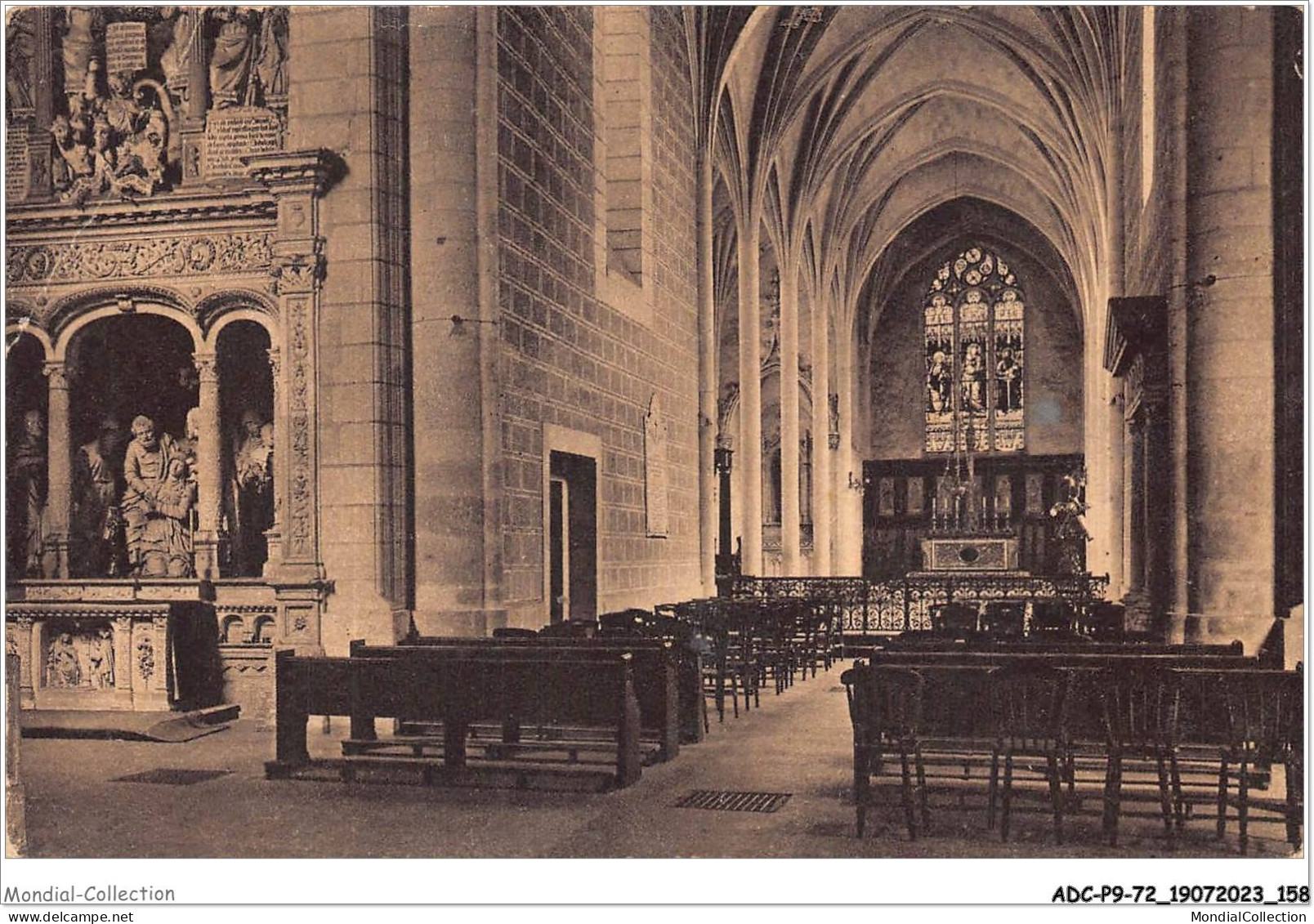 ADCP9-72-0889 - La Chapelle De La Vierge Et Le Choeur De St-Pierre De SOLESMES - Solesmes
