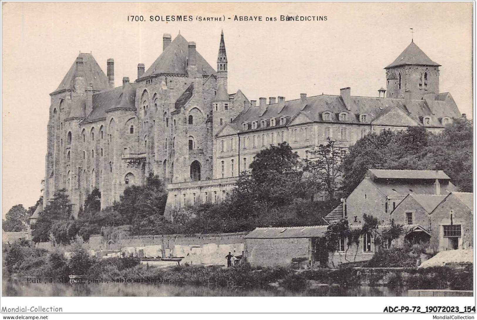 ADCP9-72-0887 - SOLESMES - Abbaye Des Bénédictins  - Solesmes